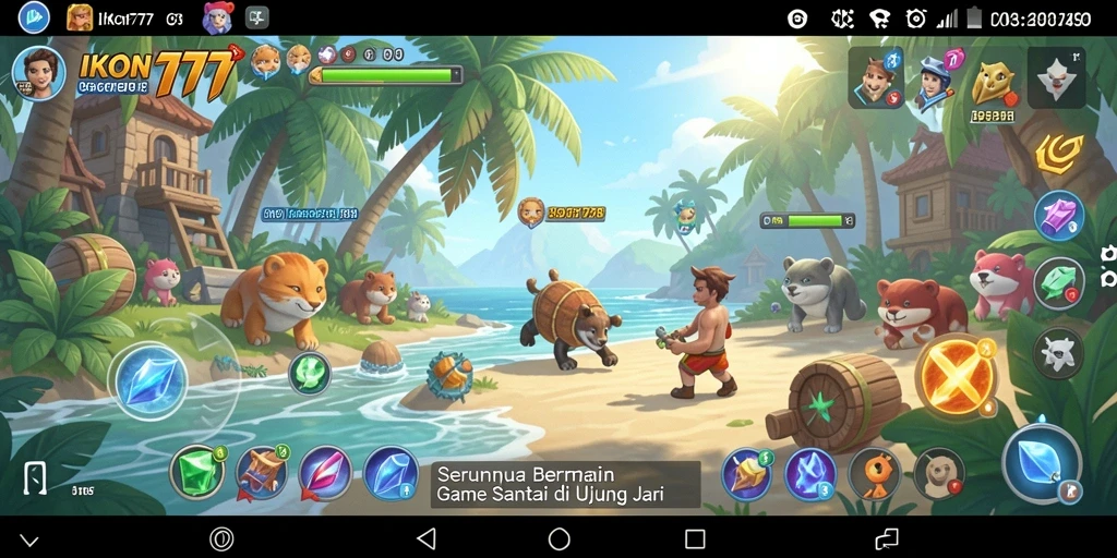 Tampilan menarik dari gameplay seru IKON777.