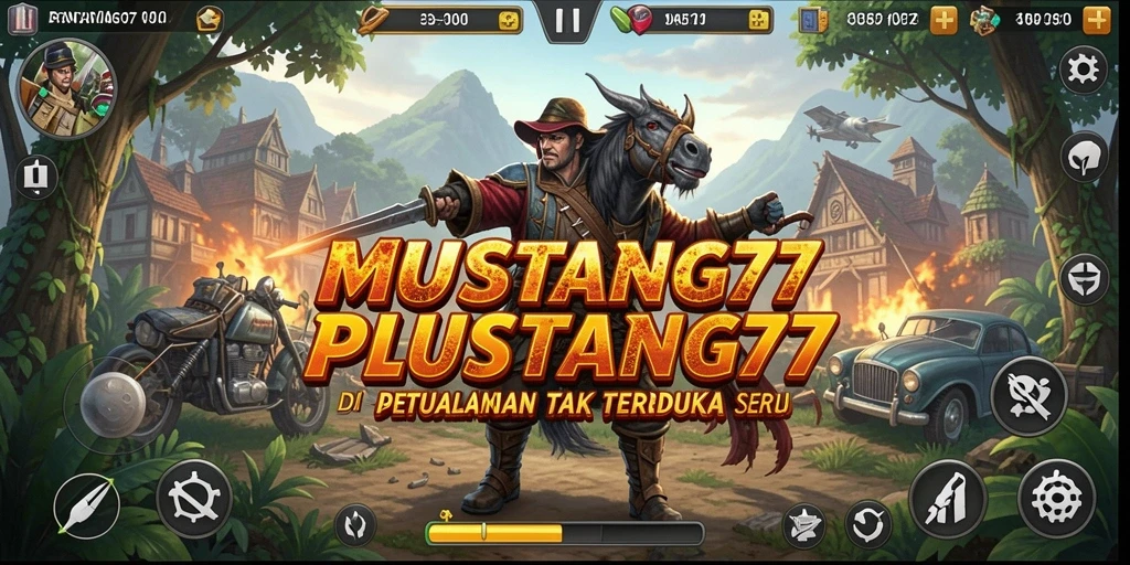 Tampilan gameplay seru di dunia fantastis MUSTANG77.